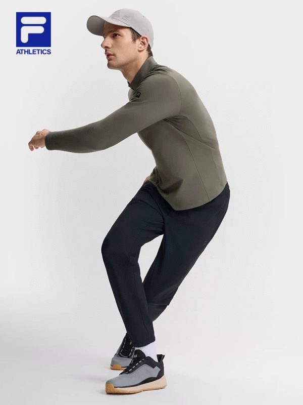 Premium Quality Fila Trousers Black Cotton Casual Style