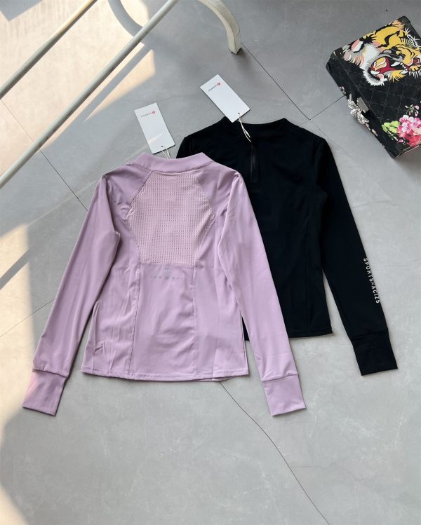 Best Selling Lululemon Long Sleeves Black Spandex Classic Style