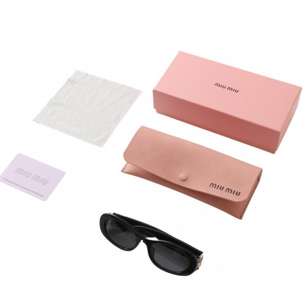 Best Selling Miu Miu Glasses Black Nylon Logo Collection