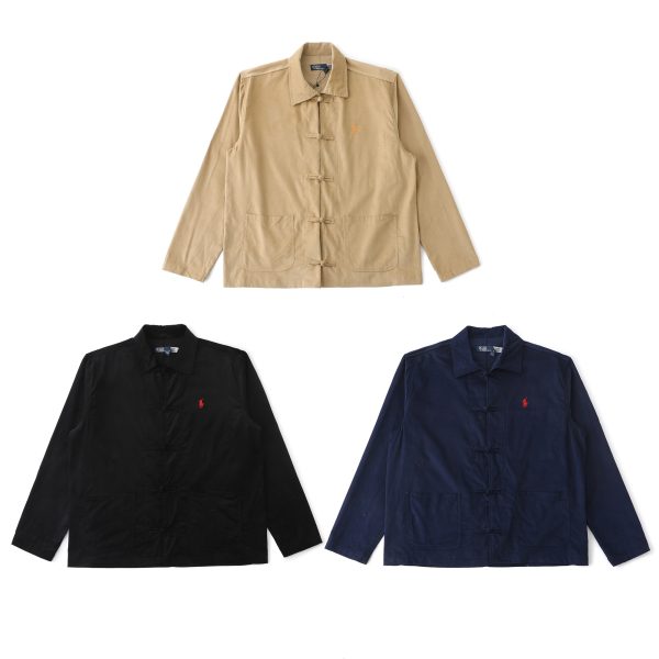 Best Selling Ralph Lauren Shirts Black Cotton Embroidery Collection