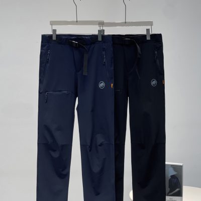 Best Selling Mammut Pants With Adjustable Belt Black Casual Collection
