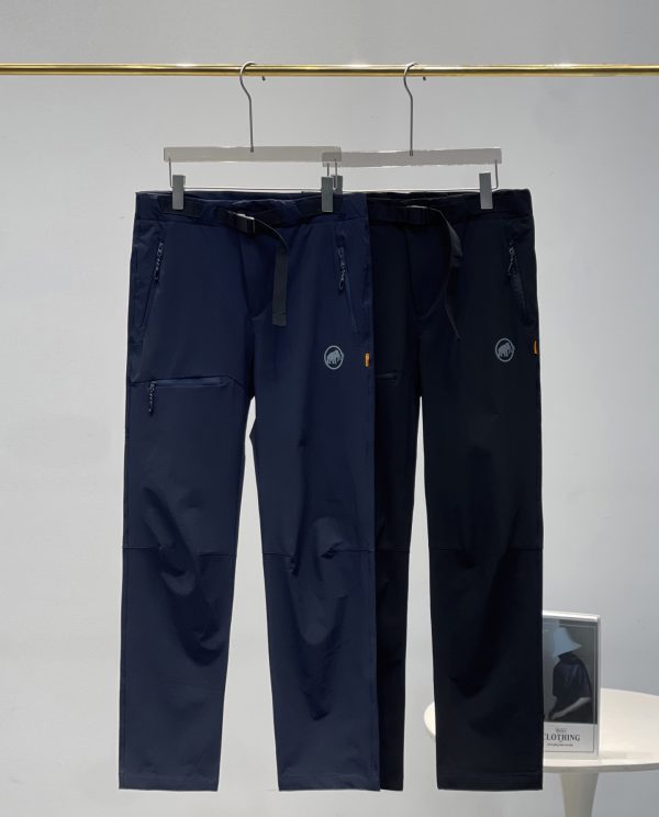 Best Selling Mammut Pants With Adjustable Belt Black Casual Collection
