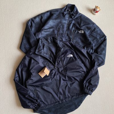 High Quality The North Face Coat Fleece Checkered Style