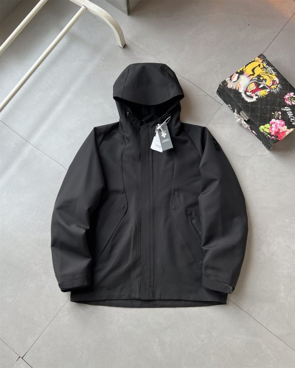 Premium Quality Descente Coat Black Breathable Luxury