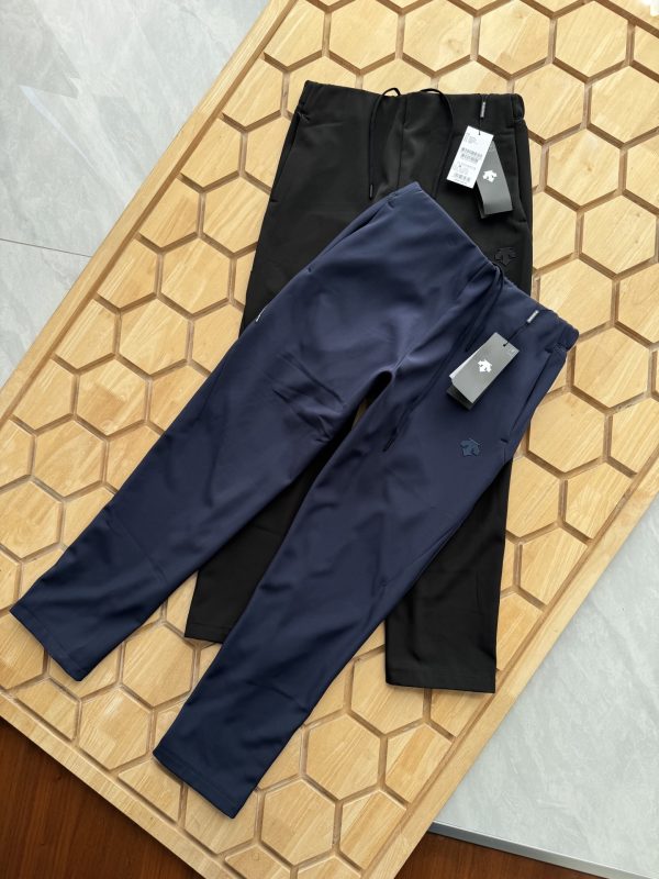 Premium Quality Descente Pants Black Fleece Urban Style