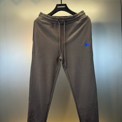 Premium Quality Burberry Trousers Black Logo Luxury