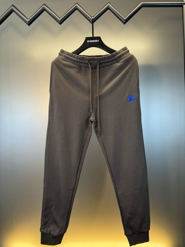 Premium Quality Burberry Trousers Black Logo Luxury