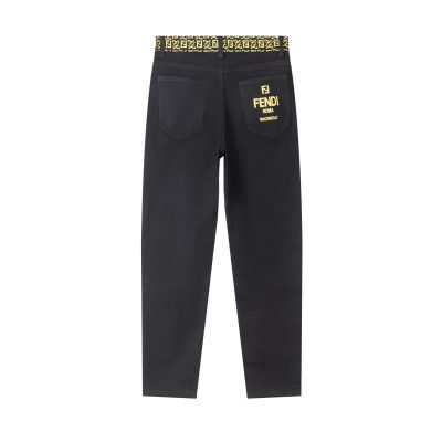 Premium Quality Fendi Jeans Print Collection