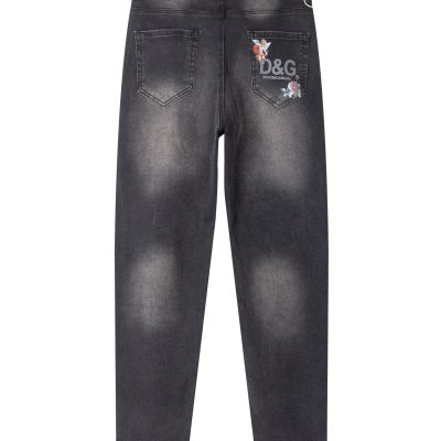 Premium Quality Dolce & Gabbana Jeans Denim Washed Luxury