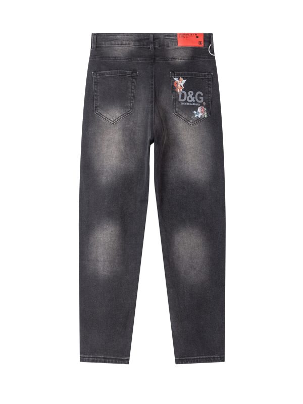 Premium Quality Dolce & Gabbana Jeans Denim Washed Luxury