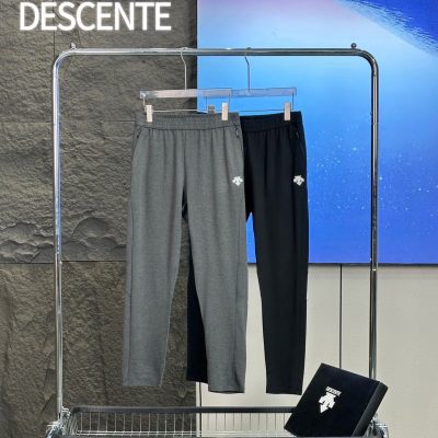 Premium Quality Descente Trousers Black Knit Casual Collection