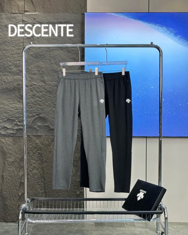 Premium Quality Descente Trousers Black Knit Casual Collection