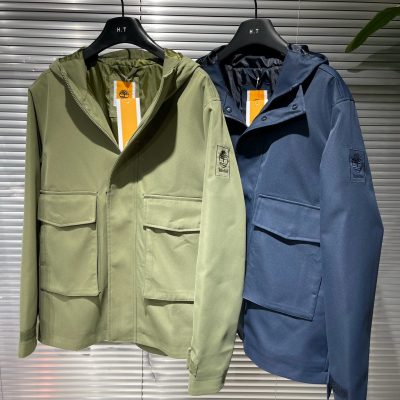 Premium Quality Timberland Coat Green Polyester Breathable Style
