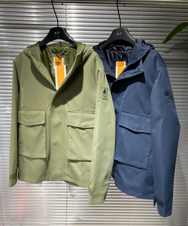 Premium Quality Timberland Coat Green Polyester Breathable Style