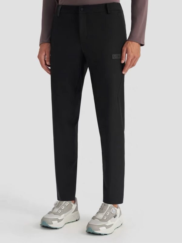 Luxury Descente Pants Black Urban Style