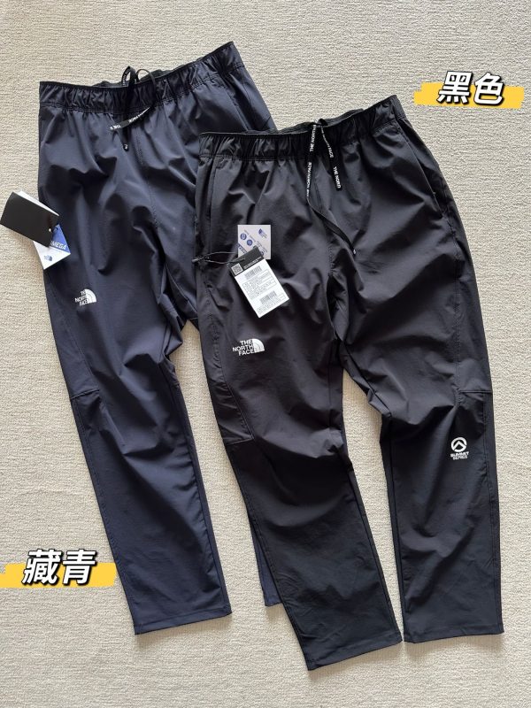 Luxury The North Face Trousers Black Solid Style