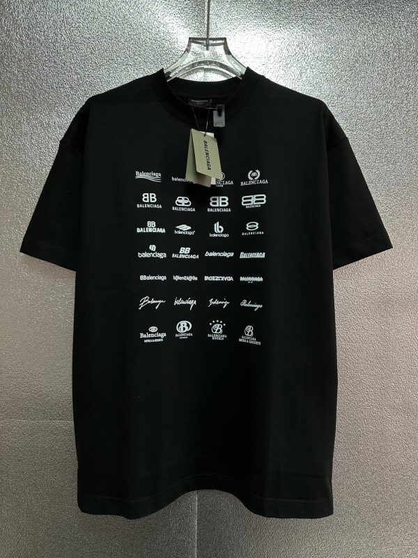 Premium Quality Balenciaga Short Sleeves Logo Luxury