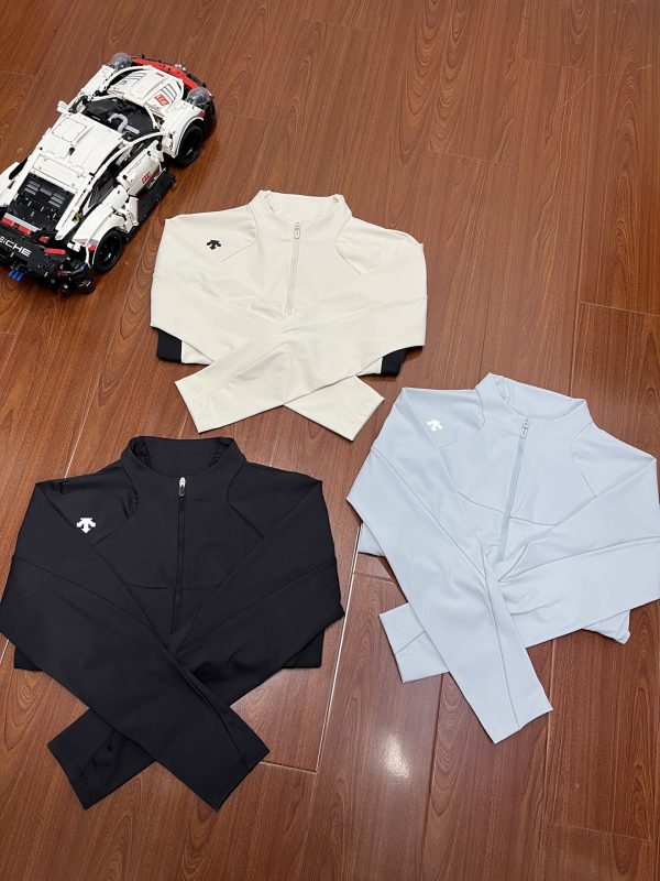 High Quality Descente Jackets Black Polyester Style
