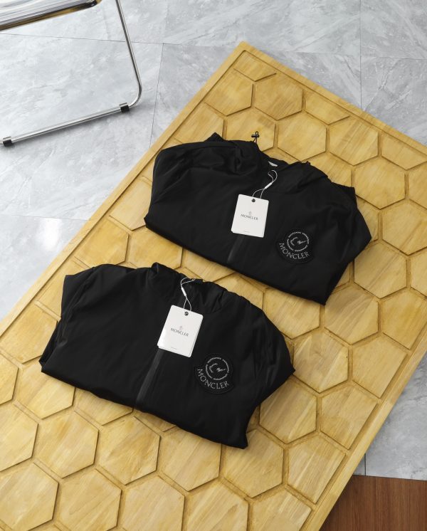 Premium Moncler Coats Black Logo Style