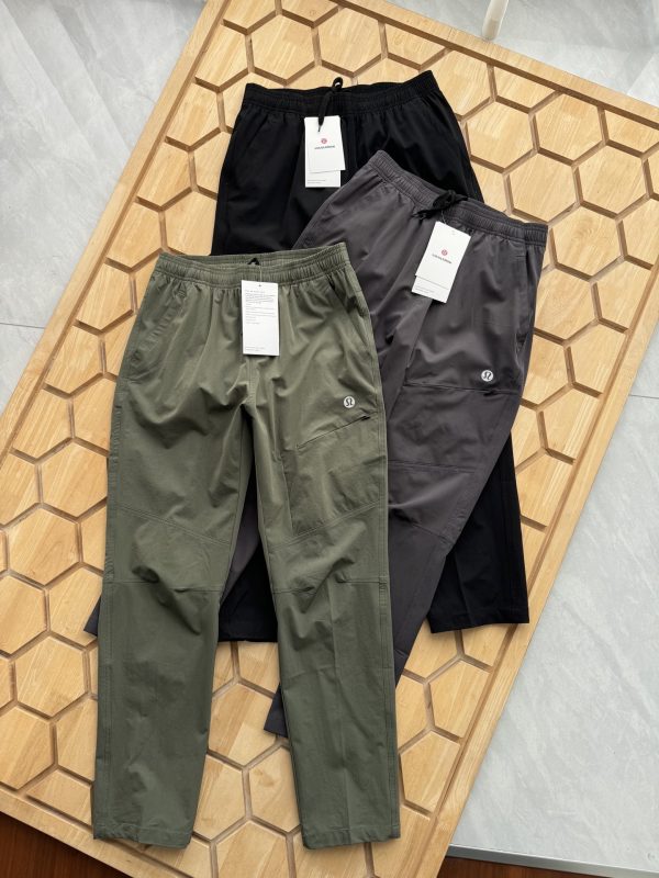 Premium Lululemon Trousers Black Nylon Casual Luxury