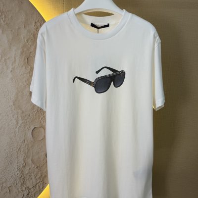 Best Selling Louis Vuitton Short Sleeves Cotton Print Style