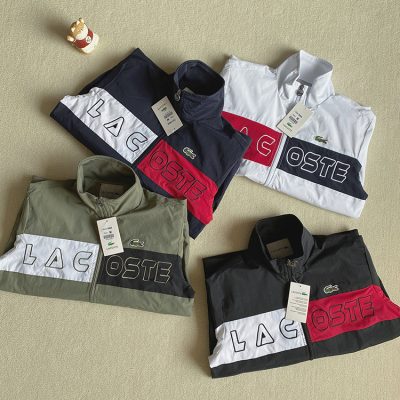 Premium Quality Lacoste Coat Black Casual Collection