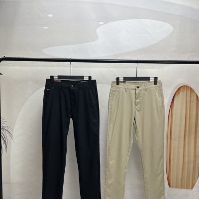 Best Selling Burberry Casual Pants Black Cotton Casual Style