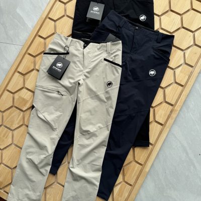 High Quality Mammoth Pants Black Casual Style