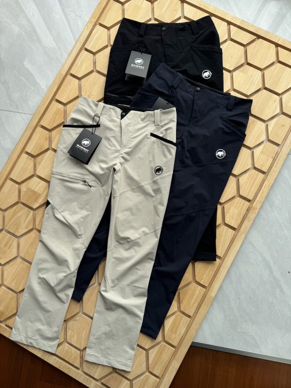 High Quality Mammoth Pants Black Casual Style
