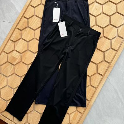 Premium Lululemon Trousers Gold Silk Classic Luxury