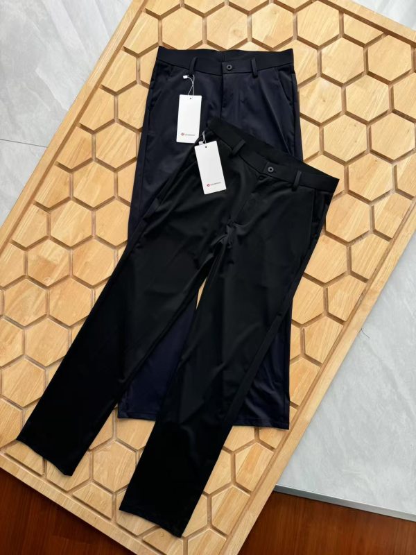 Premium Lululemon Trousers Gold Silk Classic Luxury