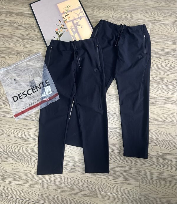 Best Selling Descente Pants Black Breathable Luxury
