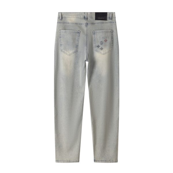 Luxury Louis Vuitton Jeans Denim Washed Luxury