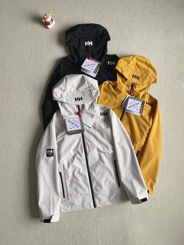 High Quality Helly Hansen Jackets Black Logo Collection