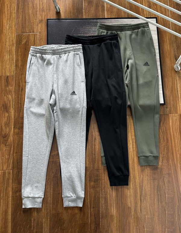 Luxury Adidas Trousers Black Knit Casual Luxury