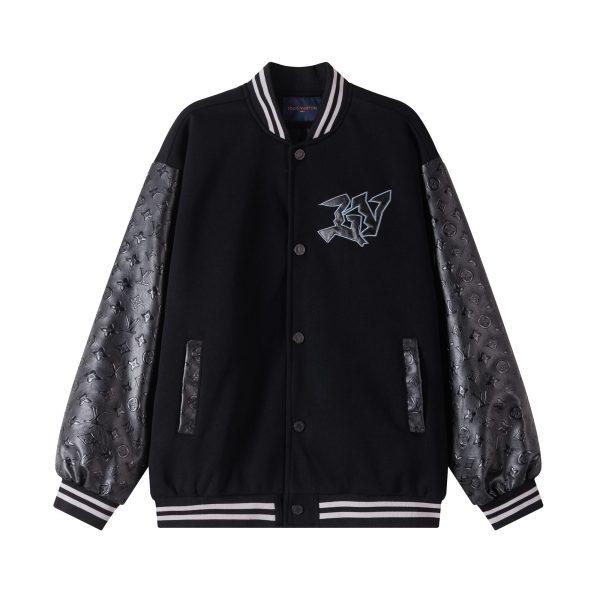 High Quality Louis Vuitton Jackets Wool Embroidered Style