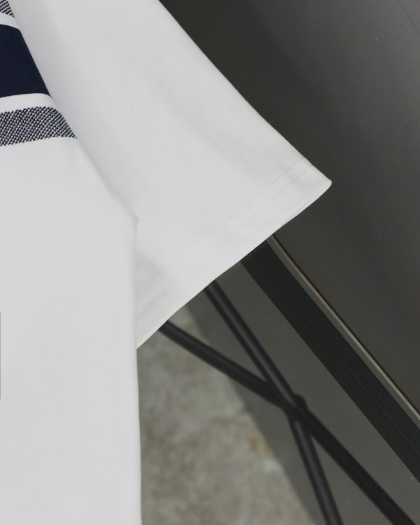 Best Selling Dior Short Sleeves White Cotton Print Style