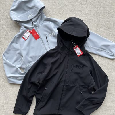 Premium Helly Hansen Coat Black Fleece Breathable Luxury