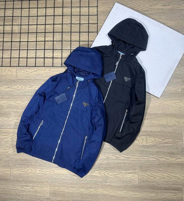 Luxury Prada Long Sleeves Black Logo Style