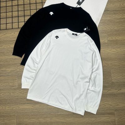 Premium Quality Descente Long Sleeves Black Knit Casual Collection