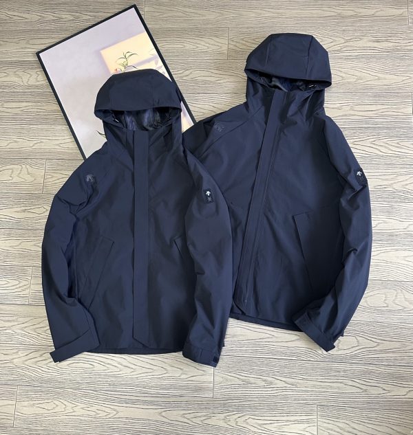 Luxury Descente Coat Black Classic Collection