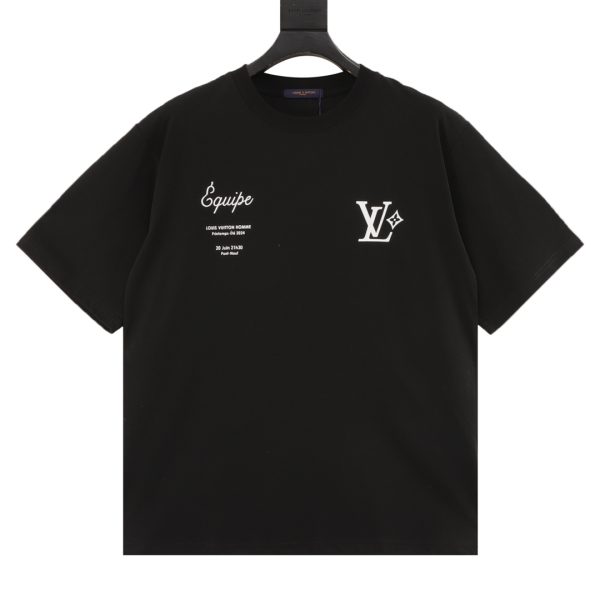Best Selling Louis Vuitton Short Sleeves Cotton Print Style
