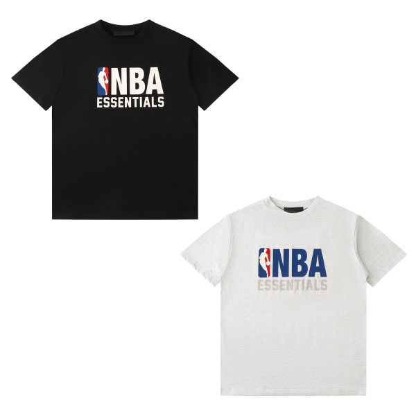 Best Selling Fear Of God Short-Sleeved Shirts Black Leather Logo Collection