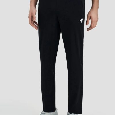 Premium Quality Descente Trousers Black Linen Casual Luxury