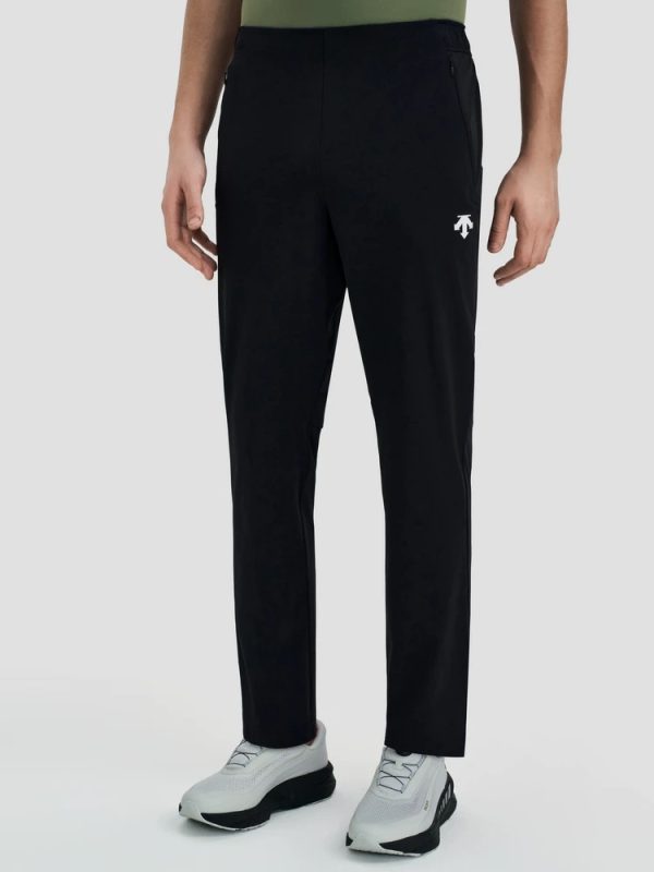 Premium Quality Descente Trousers Black Linen Casual Luxury