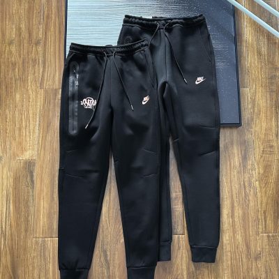Luxury Nike Jackets Black Cotton Logo Luxury