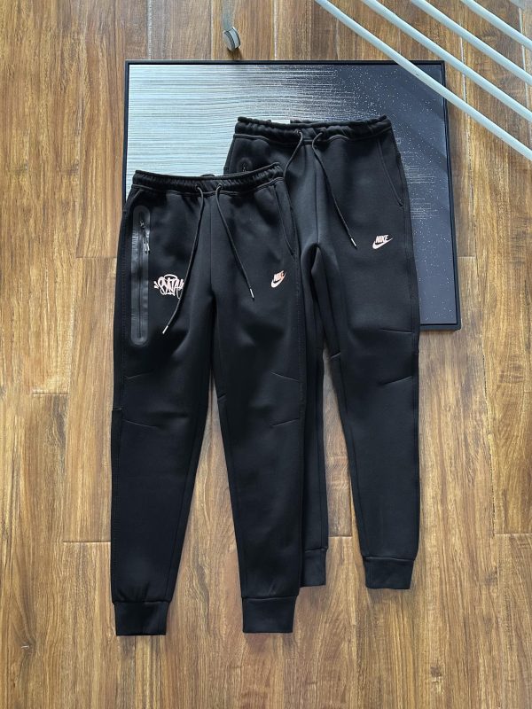 Luxury Nike Jackets Black Cotton Logo Luxury