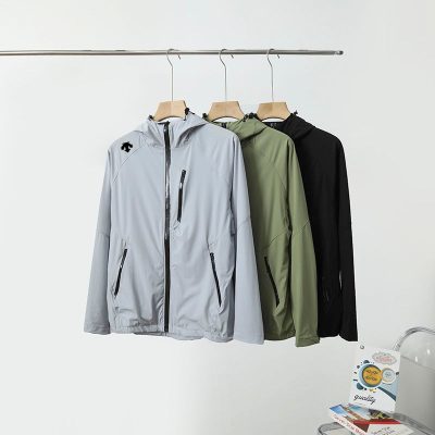 Luxury Descente Sun Protection Clothing Black Chic Luxury