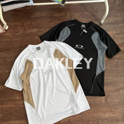 High Quality Oakley Short Sleeves Black Jersey Logo Collection
