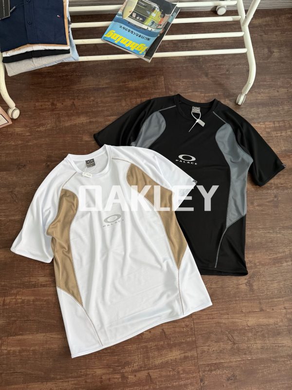 High Quality Oakley Short Sleeves Black Jersey Logo Collection